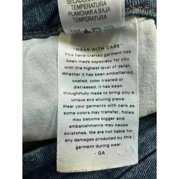 Good American Women’s High-Waisted Distressed Skinny Ankle Jeans in Size 2 - Picture 11 of 11